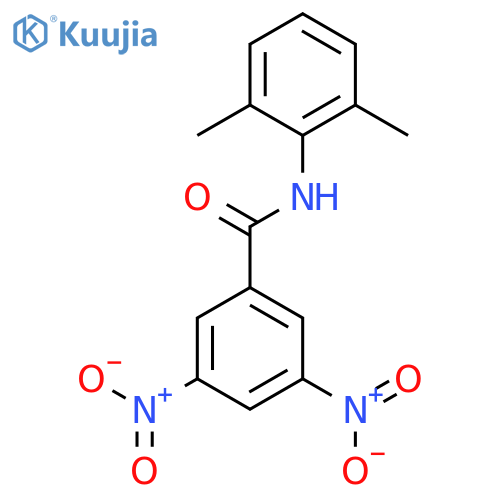 N-(2,6-dimethylphenyl)-3,5-dinitrobenzamide structure