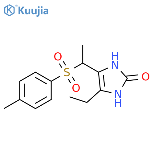 4-ETHYL-5-(1-[(4-METHYLPHENYL)SULFONYL]ETHYL)-1,3-DIHYDRO-2H-IMIDAZOL-2-ONE structure