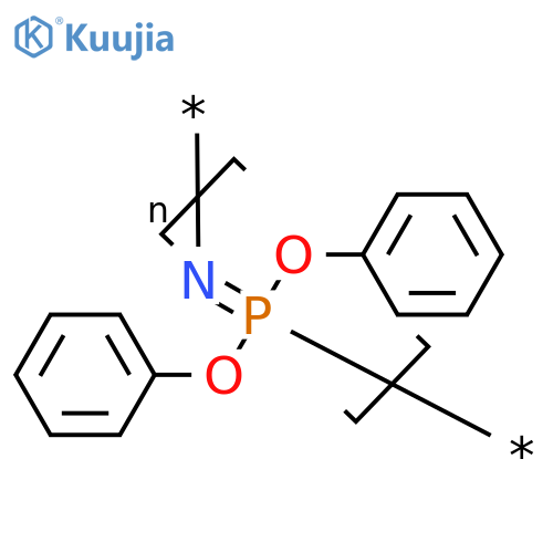 Poly[nitrilo(diphenoxyphosphoranylidyne)] structure