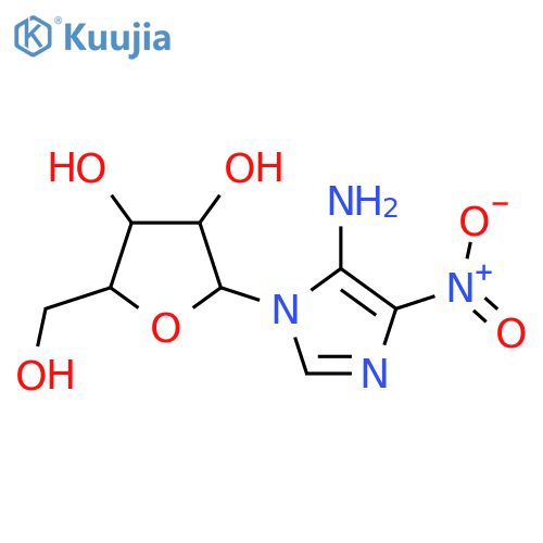 1H-Imidazol-5-amine,4-nitro-1-b-D-ribofuranosyl- structure