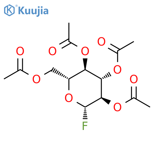 2,3,4,6-Tetra-O-acetyl-b-D-glucopyranosyl fluoride structure