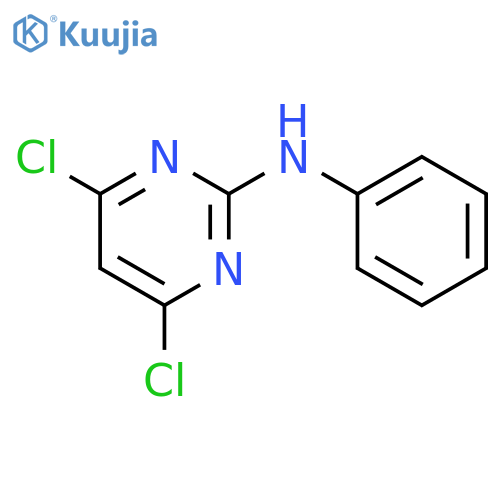 4,6-Dichloro-N-phenylpyrimidin-2-amine structure