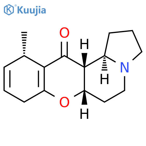 12H-[1]Benzopyrano[2,3-g]indolizin-12-one, 1,2,3,5,6,6a,8,11,12a,12b-decahydro-11-methyl-, (6aS,11S,12aR,12bR)- (9CI) structure