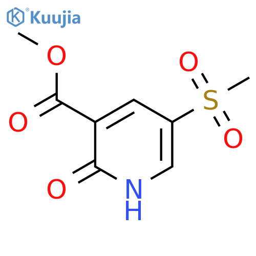 Methyl 2-hydroxy-5-methanesulfonylpyridine-3-carboxylate structure