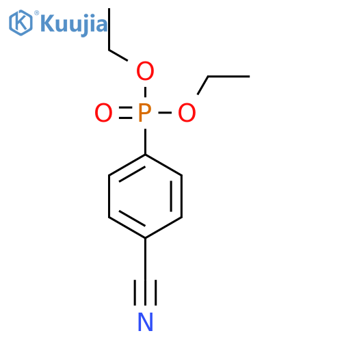 Diethyl (4-cyanophenyl)phosphonate structure