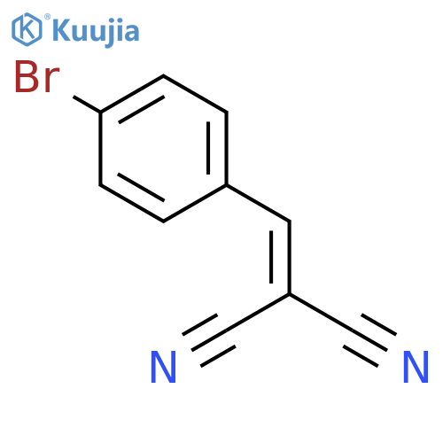 2-[(4-bromophenyl)methylidene]propanedinitrile structure