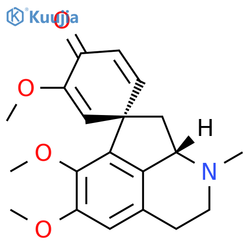 Spiro[2,5-cyclohexadiene-1,7'(1'H)-cyclopent[ij]isoquinolin]-4-one,2',3',8',8'a-tetrahydro-3,5',6'-trimethoxy-1'-methyl-, (1S,8'aS)- (9CI) structure
