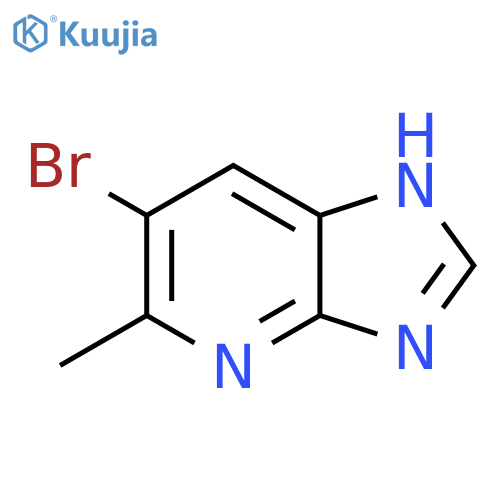 6-bromo-5-methyl-3H-imidazo4,5-bpyridine structure