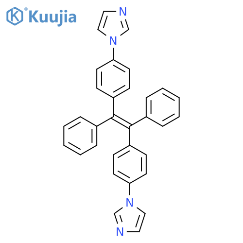 (E)-1,2-Bis(4-(1H-imidazol-1-yl)phenyl)-1,2-diphenylethene structure