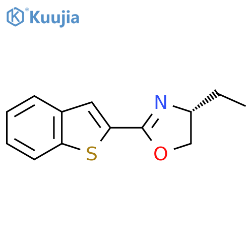 (R)-2-(Benzo[b]thiophen-2-yl)-4-ethyl-4,5-dihydrooxazole structure