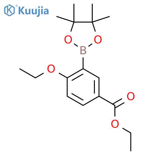 Ethyl 4-ethoxy-3-(4,4,5,5-tetramethyl-1,3,2-dioxaborolan-2-yl)benzoate structure