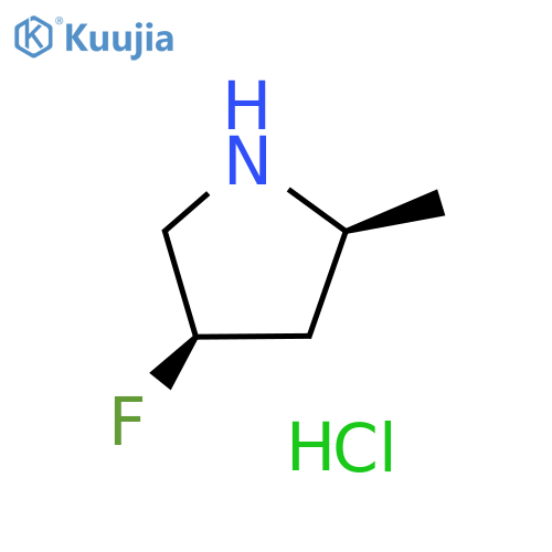 (2S,4R)-4-Fluoro-2-methylpyrrolidine hydrochloride structure
