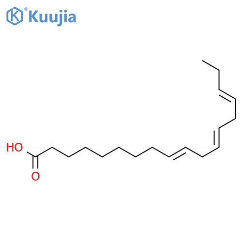 9,12,15-Octadecatrienoicacid, (9E,12E,15E)- structure