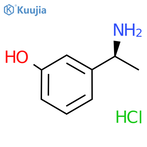 (S)-3-(1-Aminoethyl)phenol hydrochloride structure