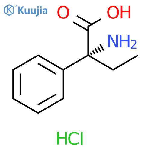 (R)-2-Amino-2-phenylbutanoic acid hydrochloride structure