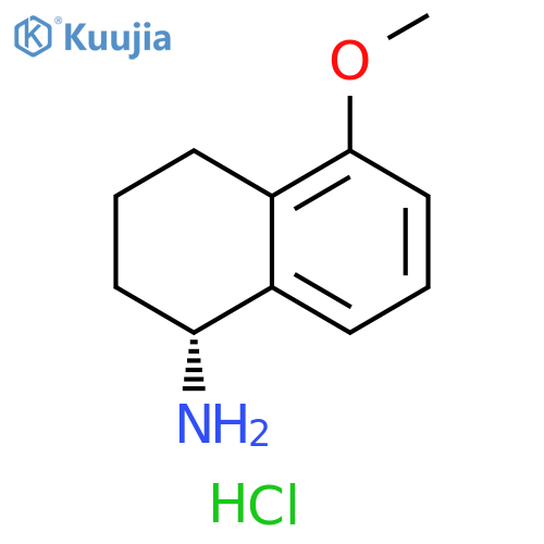 (R)-5-Methoxy-1,2,3,4-tetrahydronaphthalen-1-amine hydrochloride structure