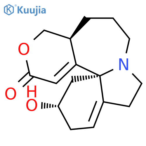 1H,3H,5H-Pyrano[4',3':3,4]azepino[2,1-i]indol-3-one, 6,7,9,10,12,13,14,14a-octahydro-6-hydroxy-, (4bS,6S,14aS)- (9CI) structure