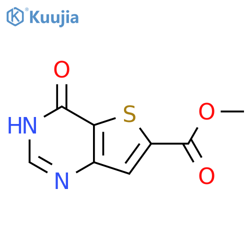 Methyl 3,4-dihydro-4-oxothieno[3,2-d]pyrimidine-6-carboxylate structure