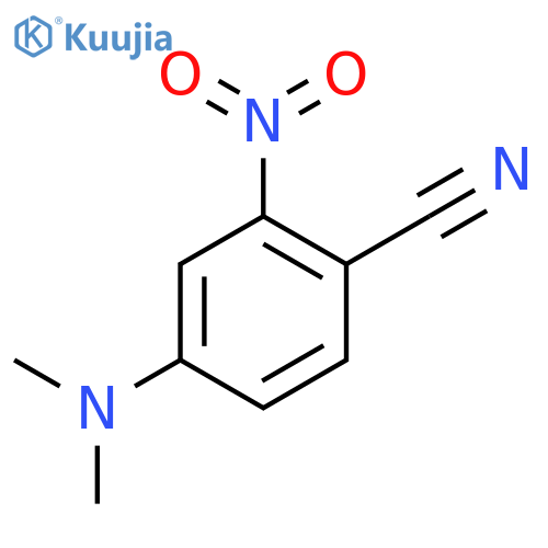 4-dimethylamino-2-nitrobenzonitrile structure