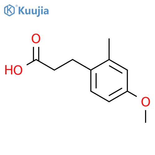 3-(4-methoxy-2-methylphenyl)propanoic acid structure