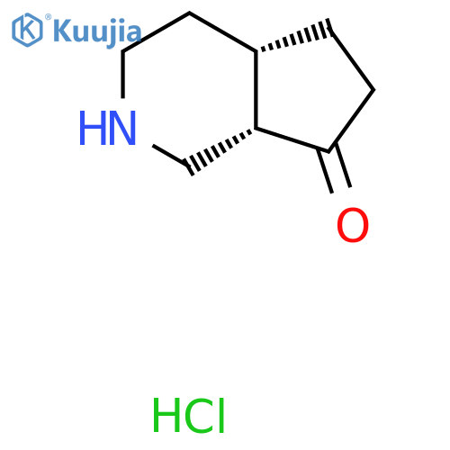 cis-1,2,3,4,4a,5,6,7a-octahydrocyclopentacpyridin-7-one;hydrochloride structure