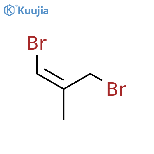 (1Z)-1,3-dibromo-2-methylprop-1-ene structure