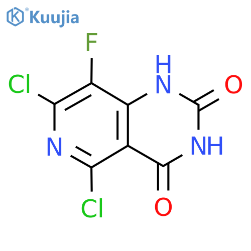 5,7-Dichloro-8-fluoro-1H-pyrido[4,3-D]pyrimidine-2,4-dione structure