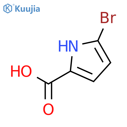 5-Bromo-1H-pyrrole-2-carboxylic acid structure