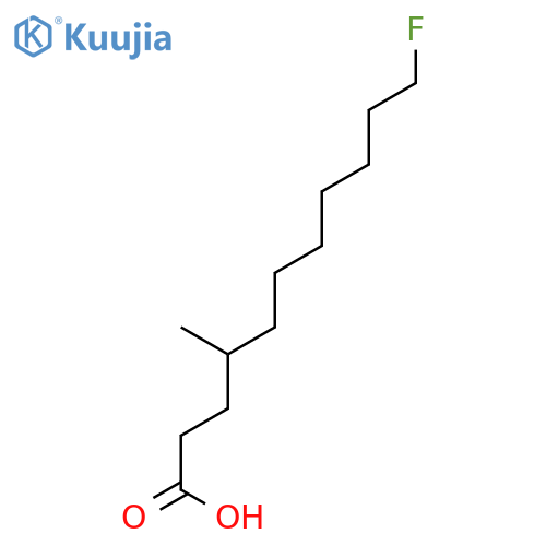 Undecanoic acid,11-fluoro-4-methyl- structure