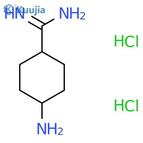 (1r,4r)-4-Aminocyclohexane-1-carboximidamide dihydrochloride structure