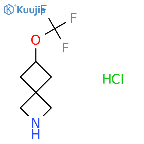 6-(Trifluoromethoxy)-2-azaspiro[3.3]heptane hydrochloride structure