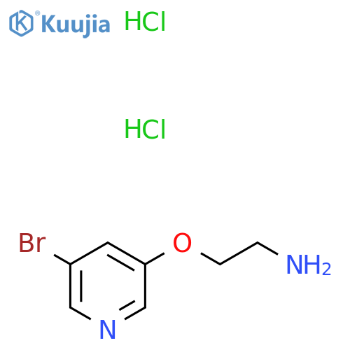 2-[(5-Bromopyridin-3-yl)oxy]ethan-1-amine dihydrochloride structure