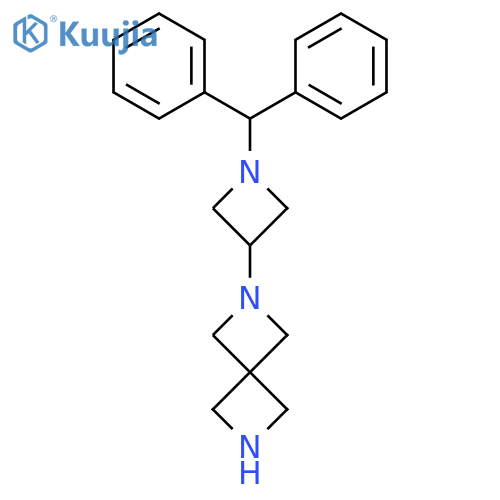 2-[1-(Diphenylmethyl)azetidin-3-yl]-2,6-diazaspiro[3.3]heptane structure