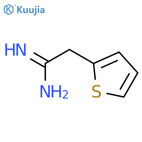2-(2-thienyl)ethanimidamide structure