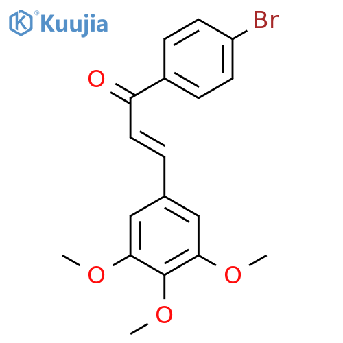 2-Propen-1-one, 1-(4-bromophenyl)-3-(3,4,5-trimethoxyphenyl)- structure