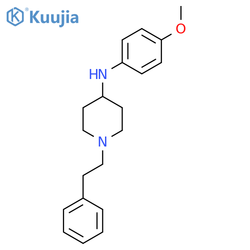 N-(4-Methoxyphenyl)-1-(2-phenylethyl)-4-piperidinamine structure
