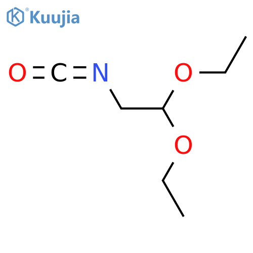 1,1-diethoxy-2-isocyanatoethane structure
