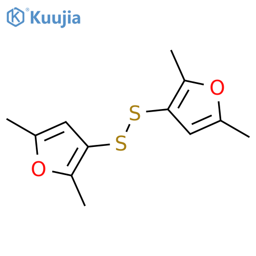Bis(2,5-dimethyl-3-furyl) Disulfide structure