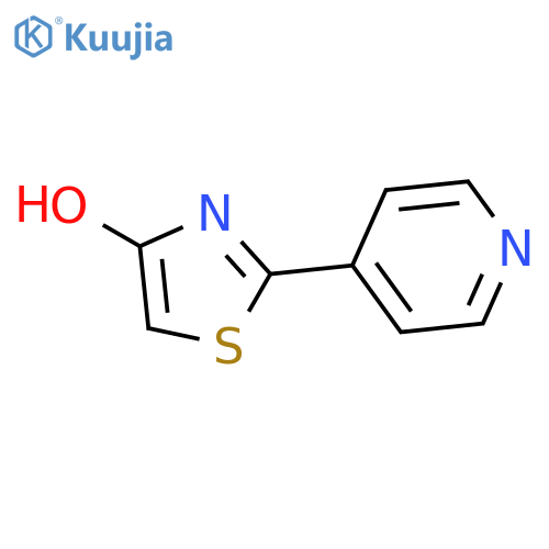 2-pyridin-4-yl-1,3-thiazol-4-ol structure