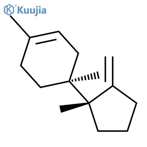 Cyclohexene,1,4-dimethyl-4-[(1S)-1-methyl-2-methylenecyclopentyl]-, (4S)- structure