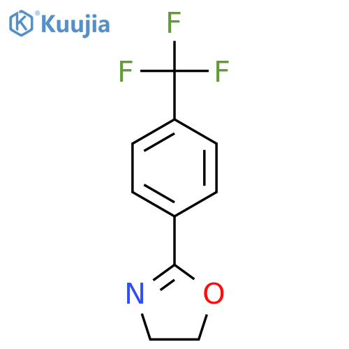 Oxazole, 4,5-dihydro-2-[4-(trifluoromethyl)phenyl]- structure