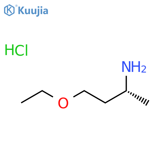 2-Butanamine, 4-ethoxy-, hydrochloride (1:1), (2R)-  structure