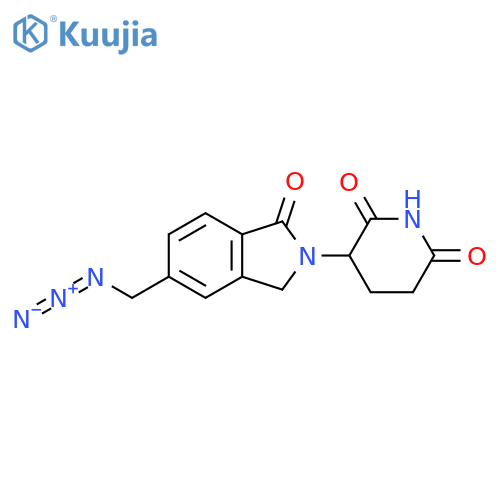 3-[5-(Azidomethyl)-1-oxo-isoindolin-2-yl]piperidine-2,6-dione structure