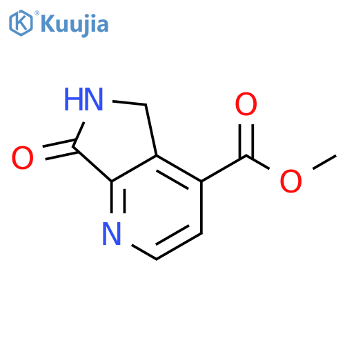methyl 7-oxo-5H,6H,7H-pyrrolo3,4-bpyridine-4-carboxylate structure