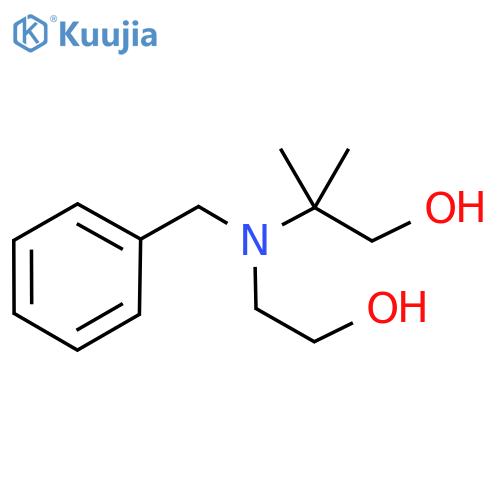 1-Propanol, 2-[(2-hydroxyethyl)(phenylmethyl)amino]-2-methyl- structure