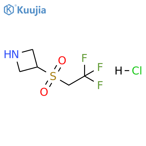 Azetidine, 3-[(2,2,2-trifluoroethyl)sulfonyl]-, hydrochloride (1:1) structure