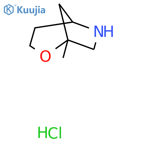 1-Methyl-2-oxa-6-azabicyclo[3.2.1]octane hydrochloride structure
