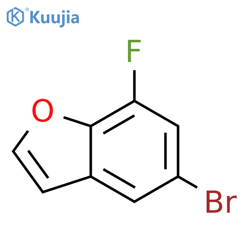 5-Bromo-7-fluorobenzofuran structure