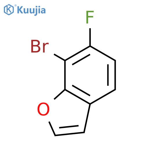 7-Bromo-6-fluorobenzofuran structure