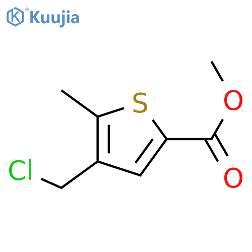 methyl 4-(chloromethyl)-5-methylthiophene-2-carboxylate structure